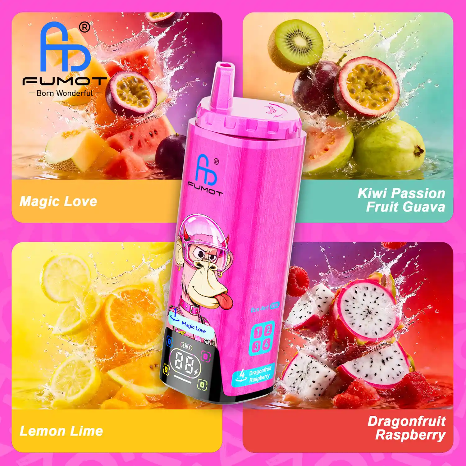 Fumot Tornado Vape 80000 - Eco 4in1