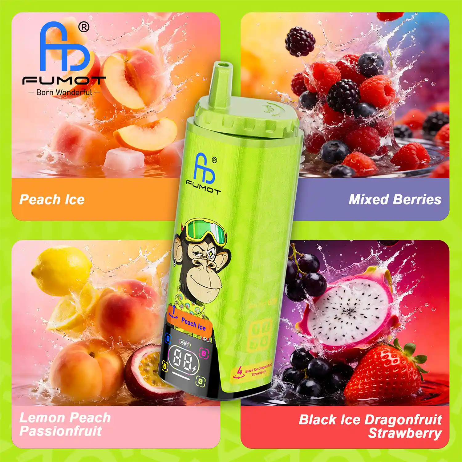 Fumot Tornado Vape 80000 - Eco 4in1